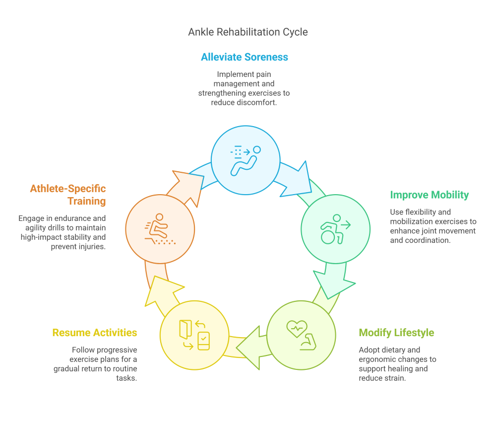 ankle rehabilition process and treatment